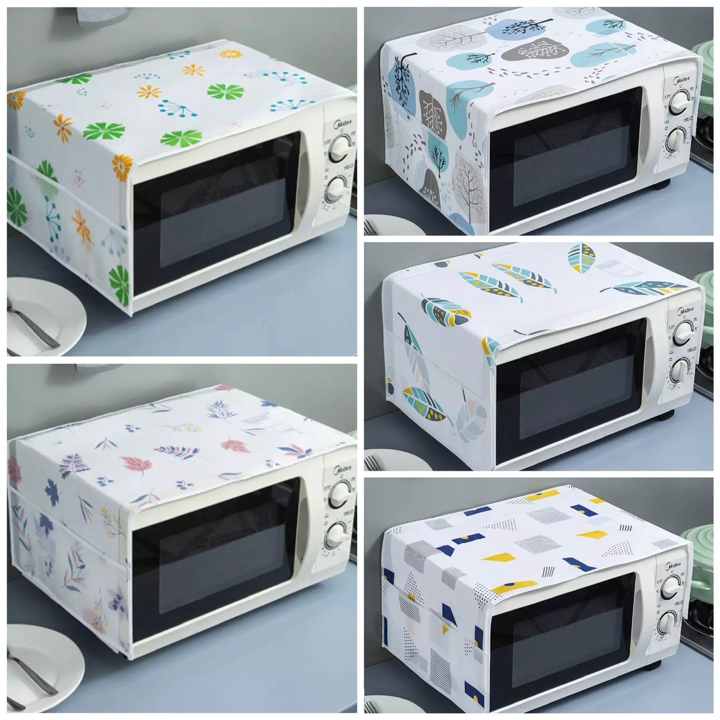 Waterproof Microwave & Oven Cover – Oil & Dust Proof Kitchen Cover