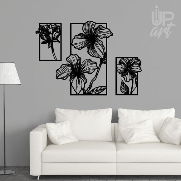 Mandala Flower Design Wall Art (Random Design)