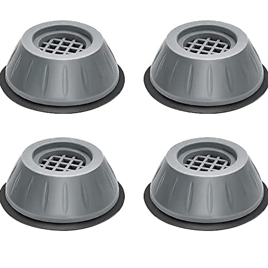 4 Ps Durable ABS Plastic Washing Machine Stoppers-Affordable Solution For Laundry Efficiency