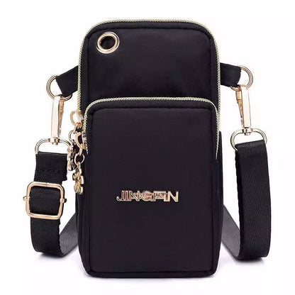 Vertical Mobile Phone Bag Nylon Small Cloth Bag Single Shoulder