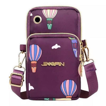 Vertical Mobile Phone Bag Nylon Small Cloth Bag Single Shoulder