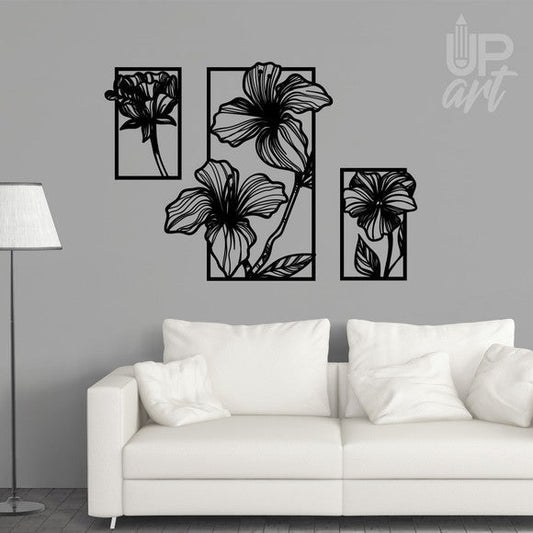 Mandala Flower Design Wall Art (Random Design)